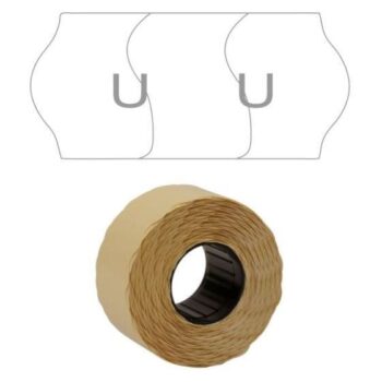 Preisetiketten weiss 26 x 16mm mit Security Cut