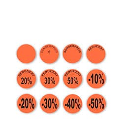 Selbstklebende Aktions-Sticker